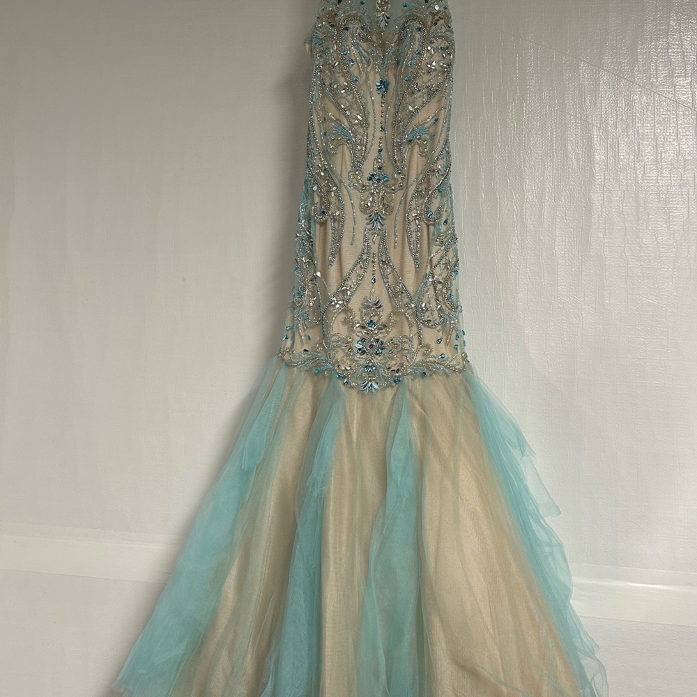 Johnny Mari Embellished Prom Dress